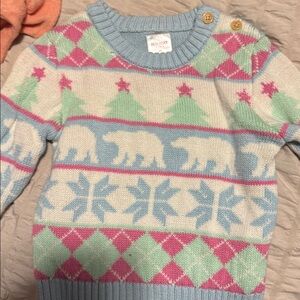 Girls Sweater  Holiday Time